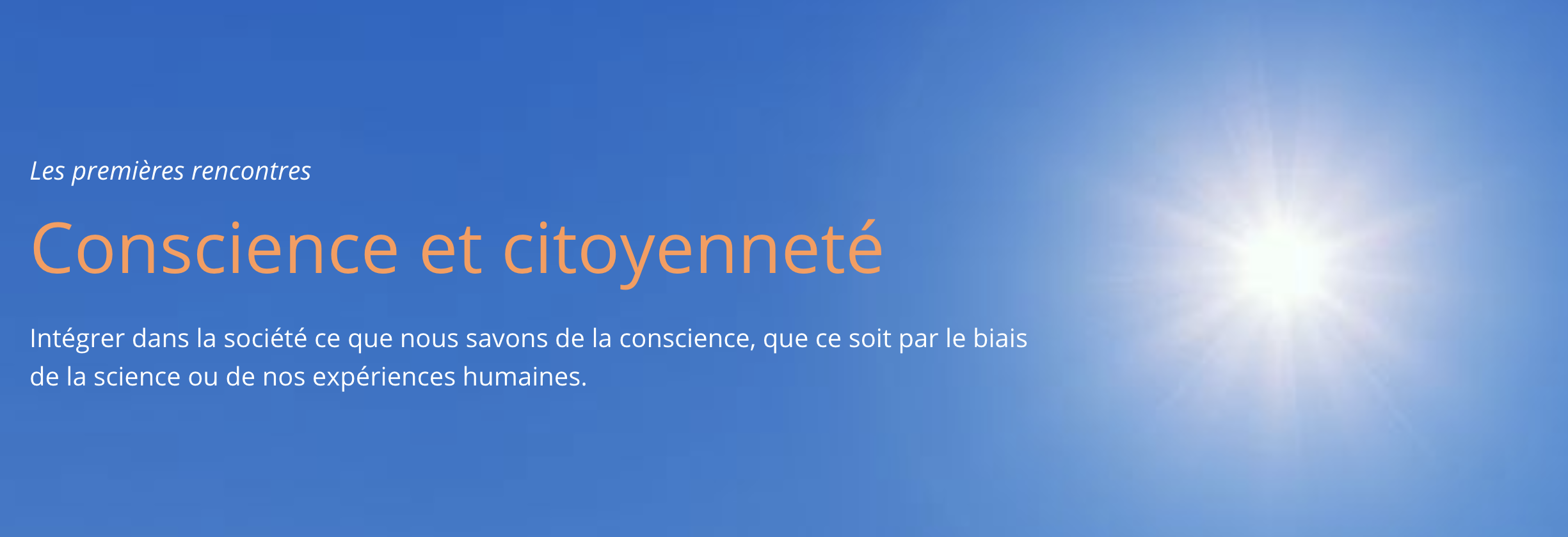 Conscience et citoyenneté