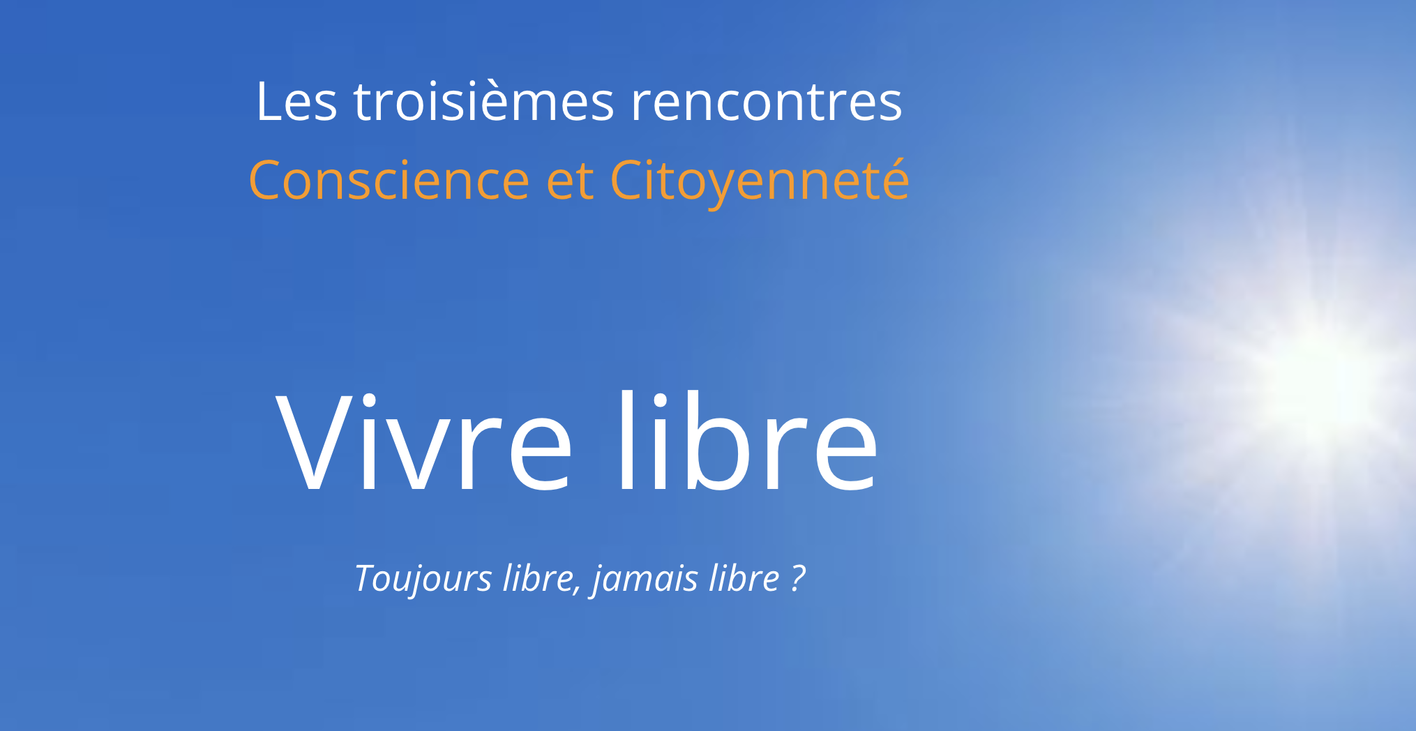  Consciences et citoyenneté #3